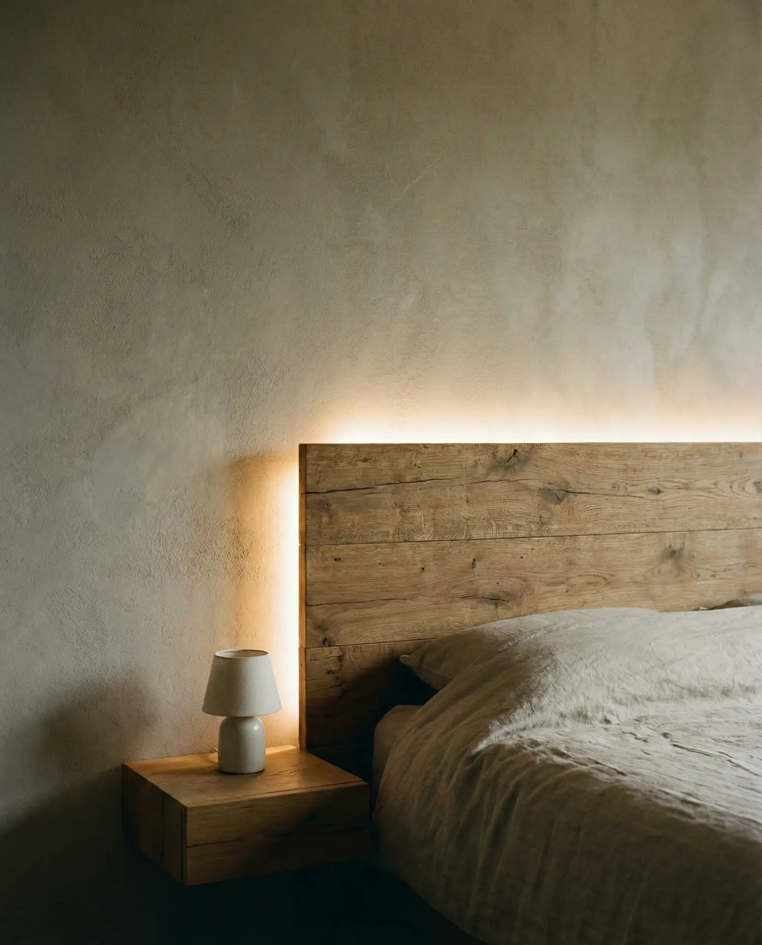 Vintage Glass Globe Pendants Over Nightstands 1