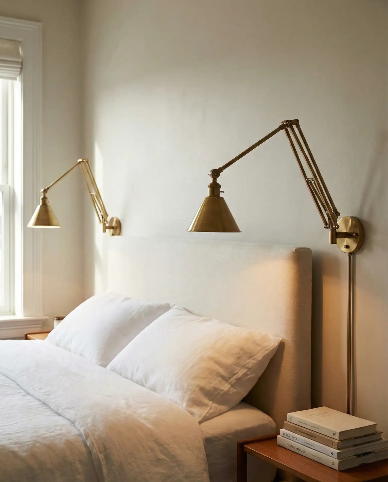Vintage Swing-Arm Lamps for Bedside Reading 1