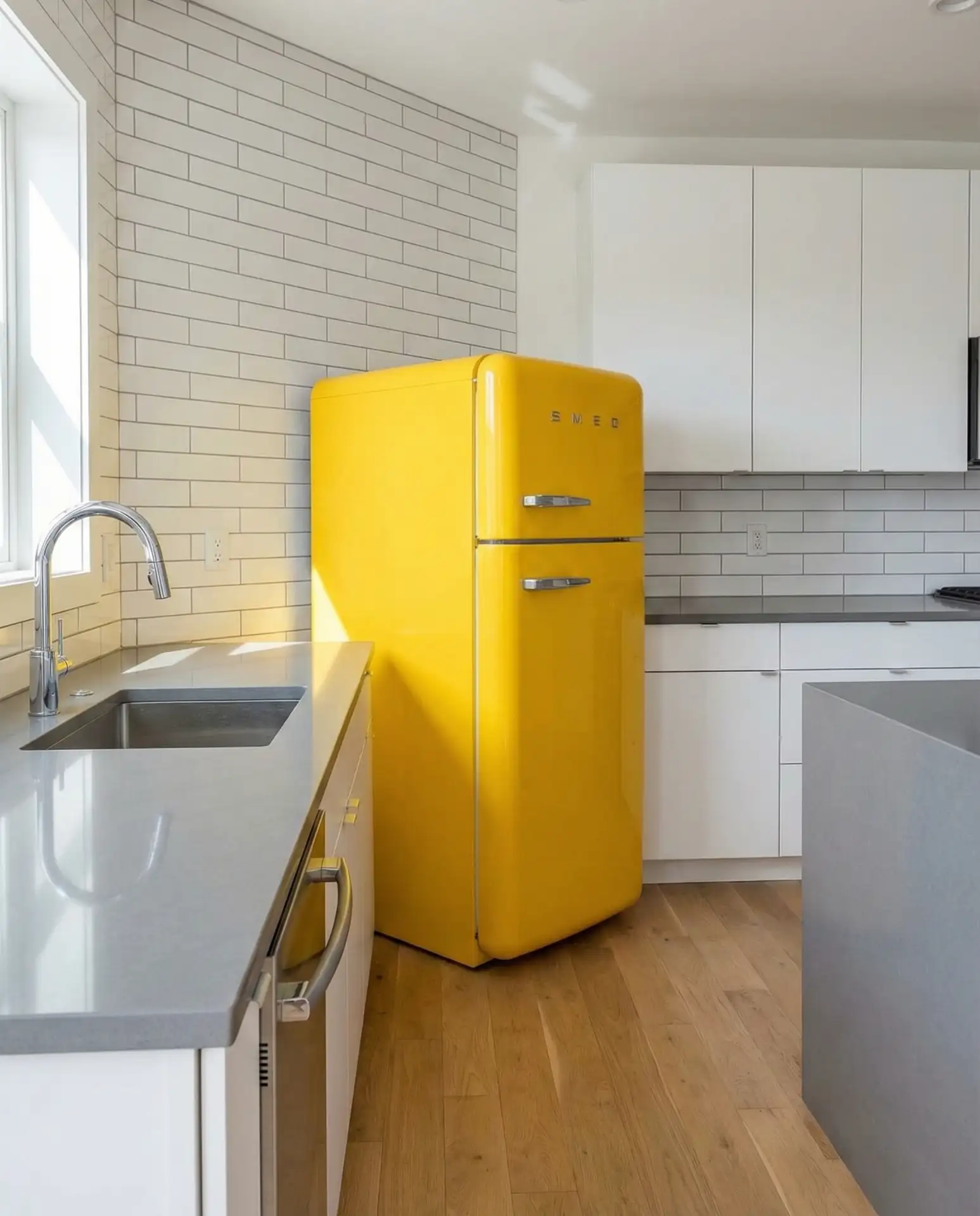 Vintage Yellow Appliances in Modern Settings 1