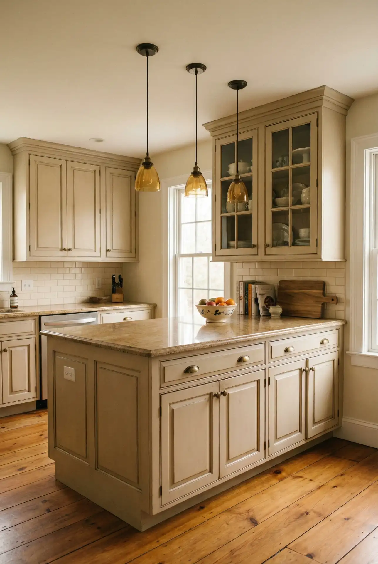 Warm Beige and Tan Granite 1