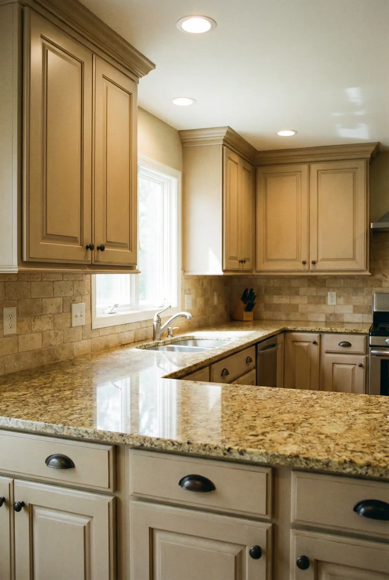Warm Beige and Tan Granite 2
