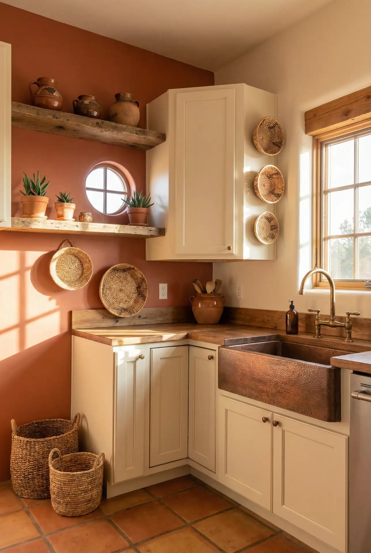 Warm Terracotta and Cream 1