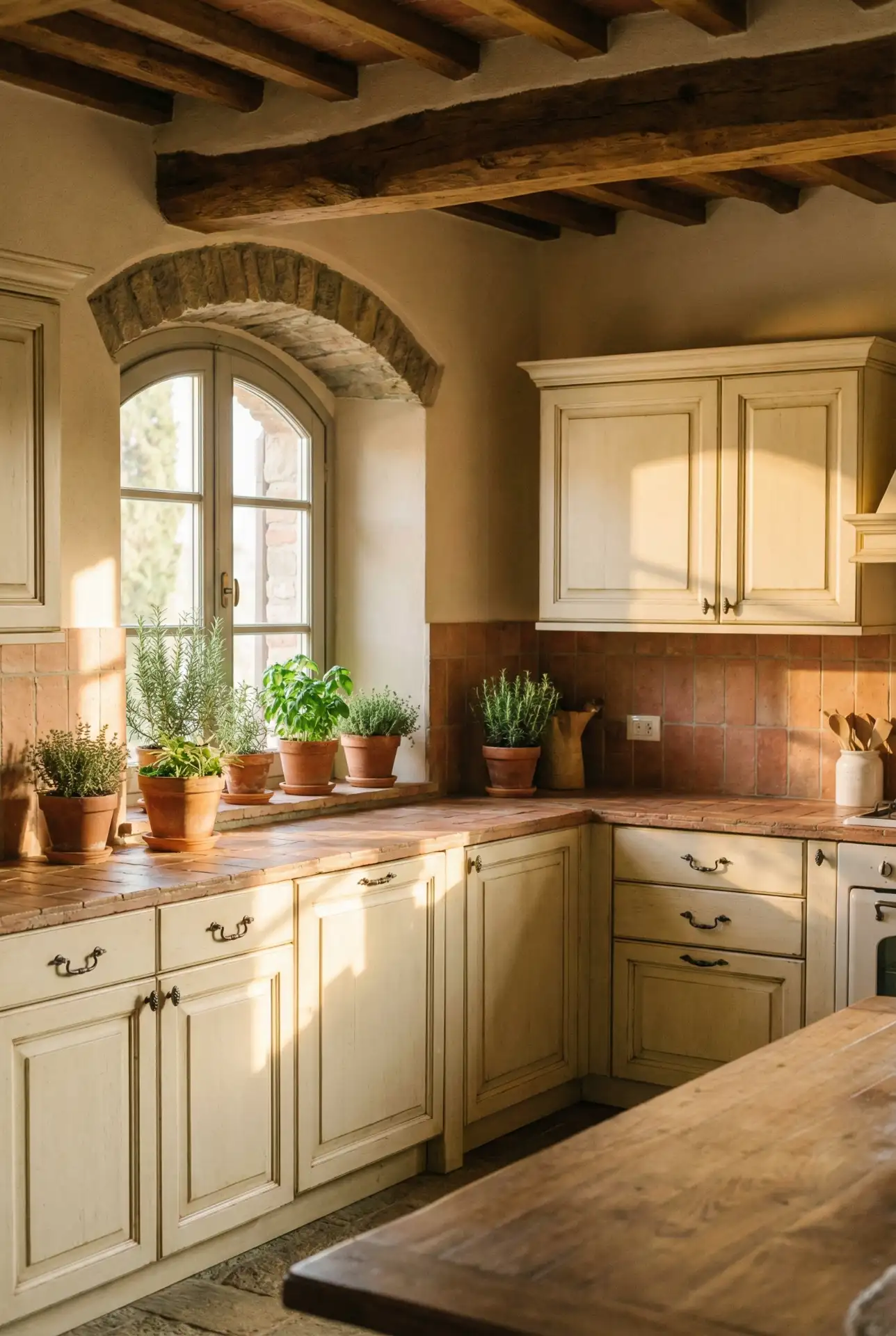 Warm Terracotta and Cream 2