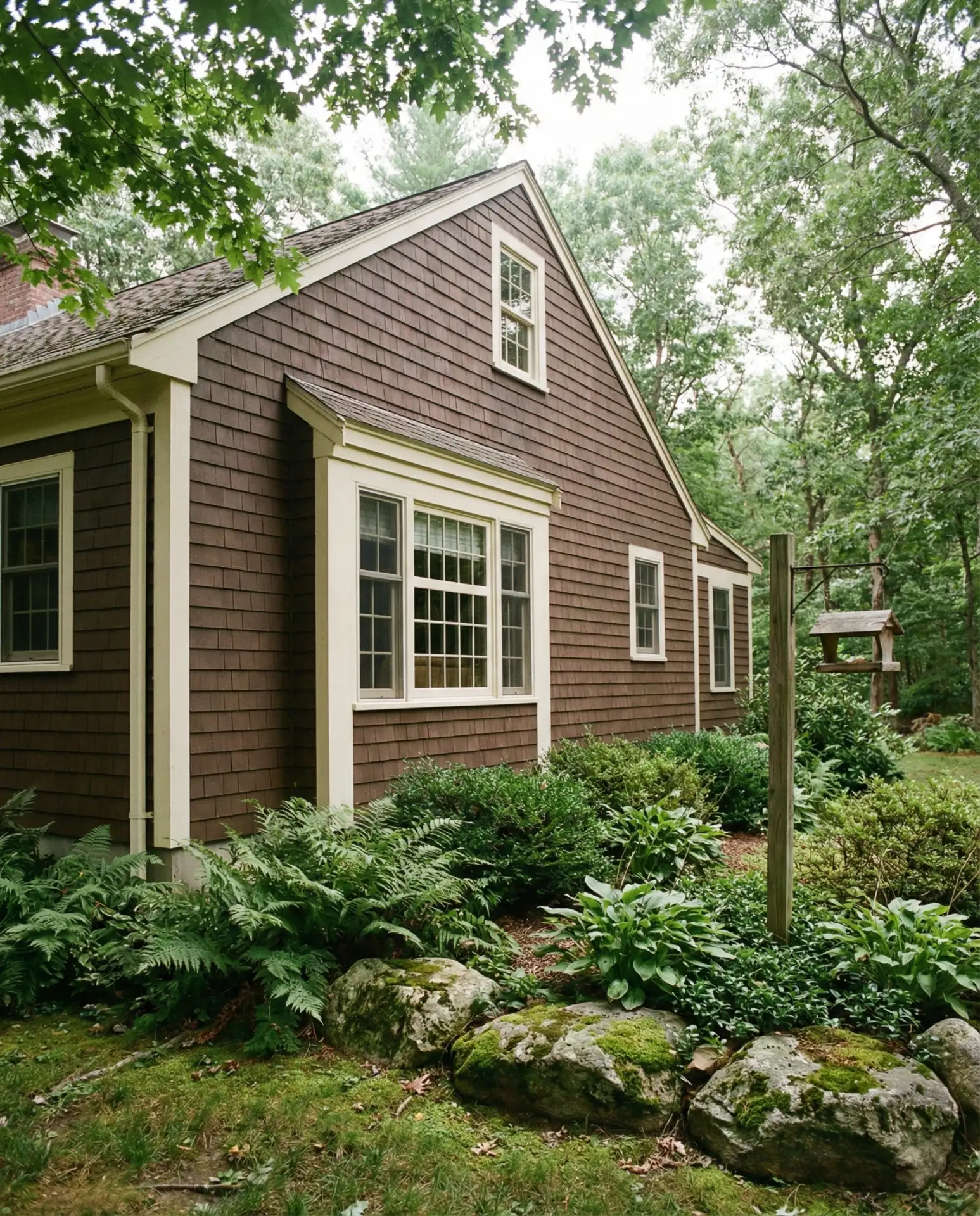 Weathered Brown with Natural Landscaping 2