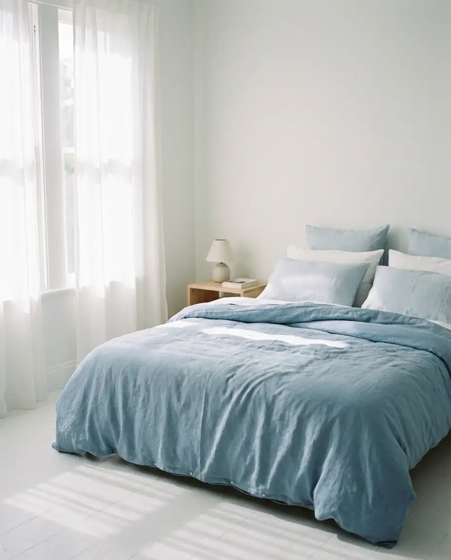 White and Soft Blue Serenity 2