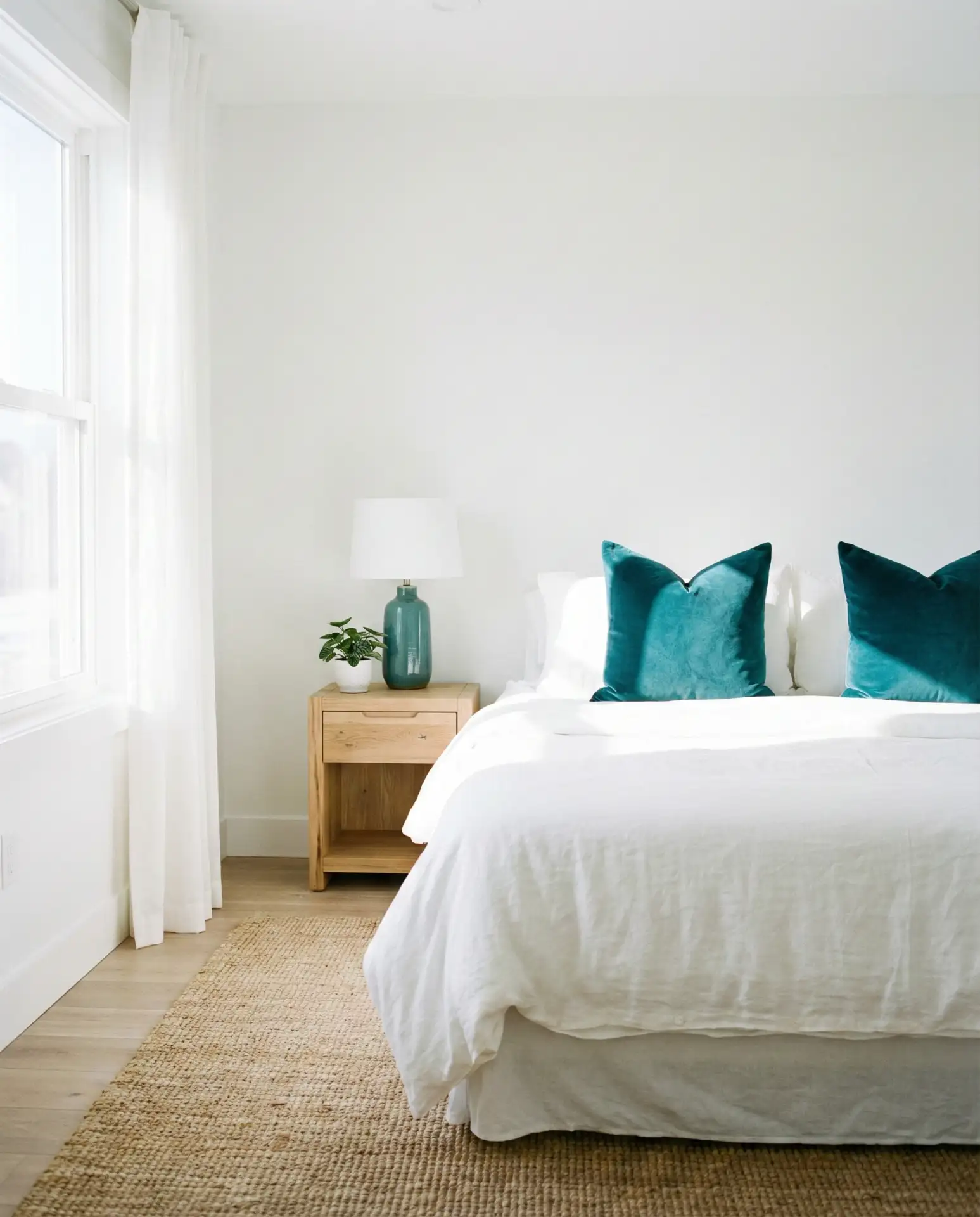 White and Teal Accent Pop 1