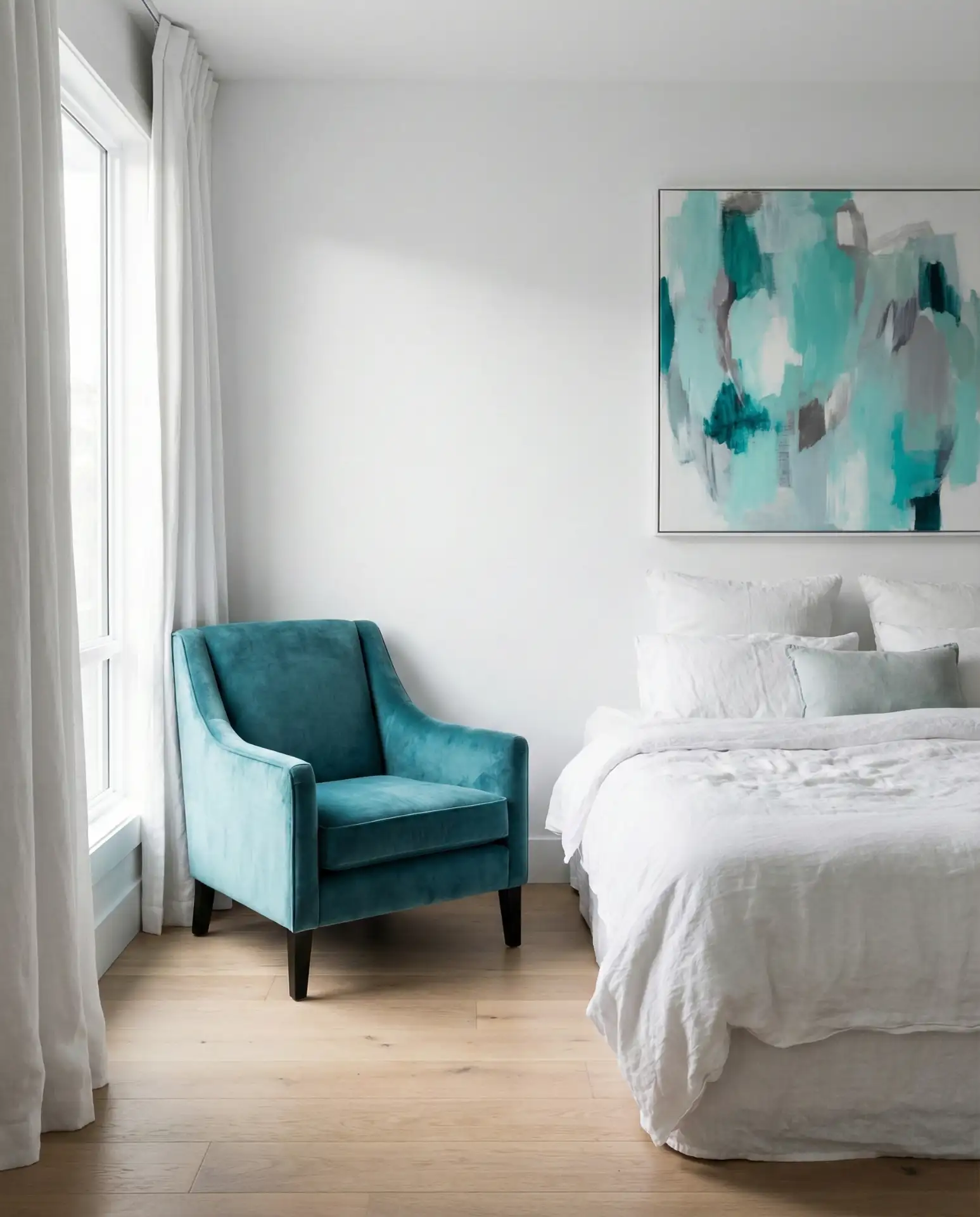 White and Teal Accent Pop 2