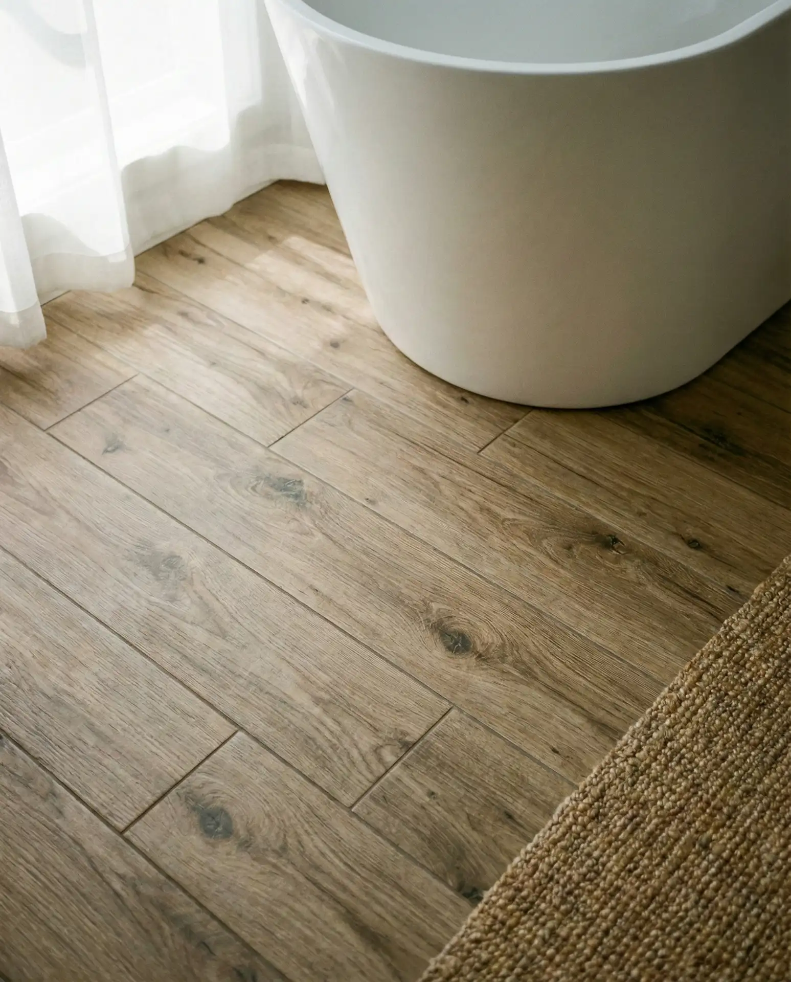 Wood-Look Tile for Farmhouse Warmth 2