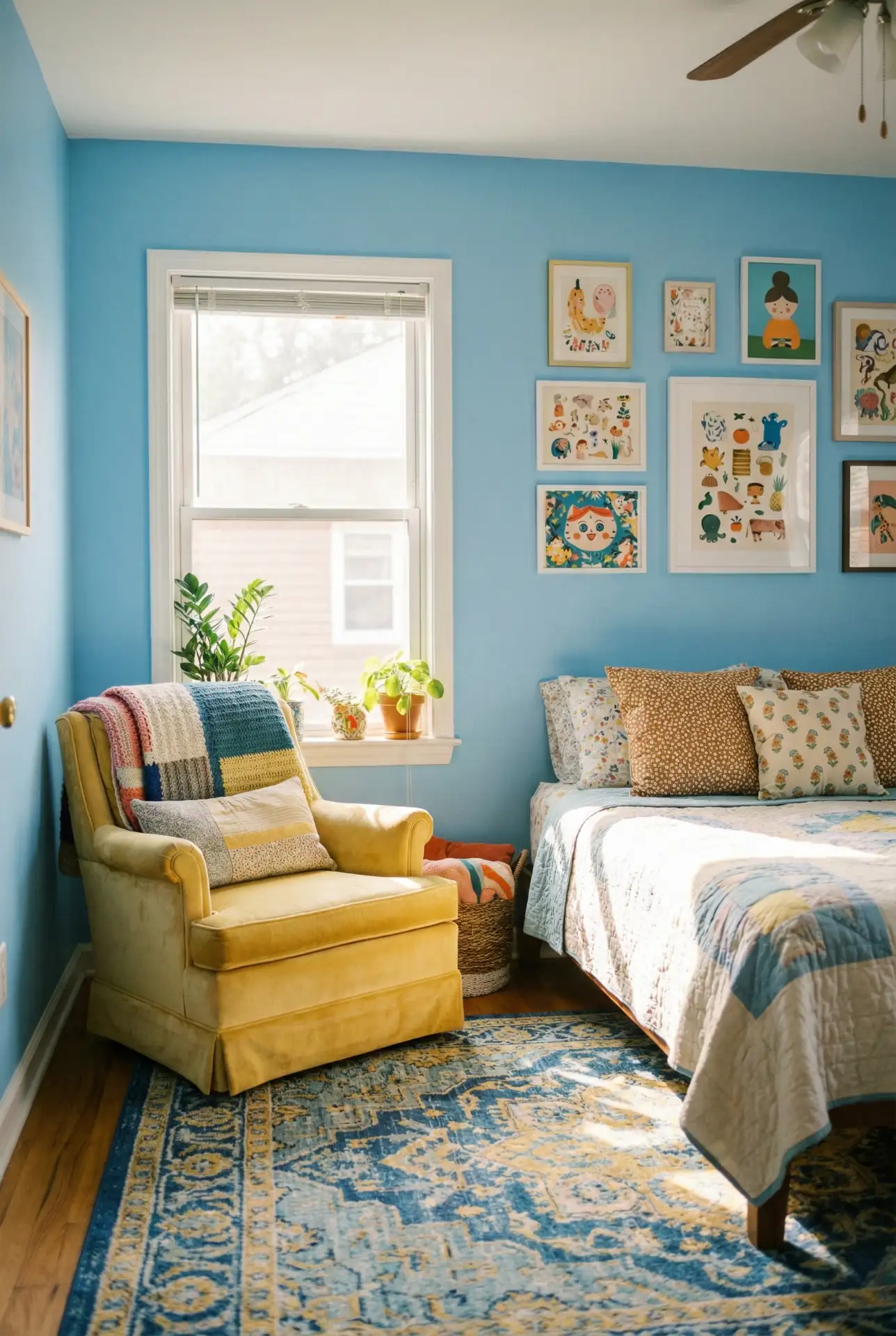 Yellow and Blue Cheerful Contrast 2