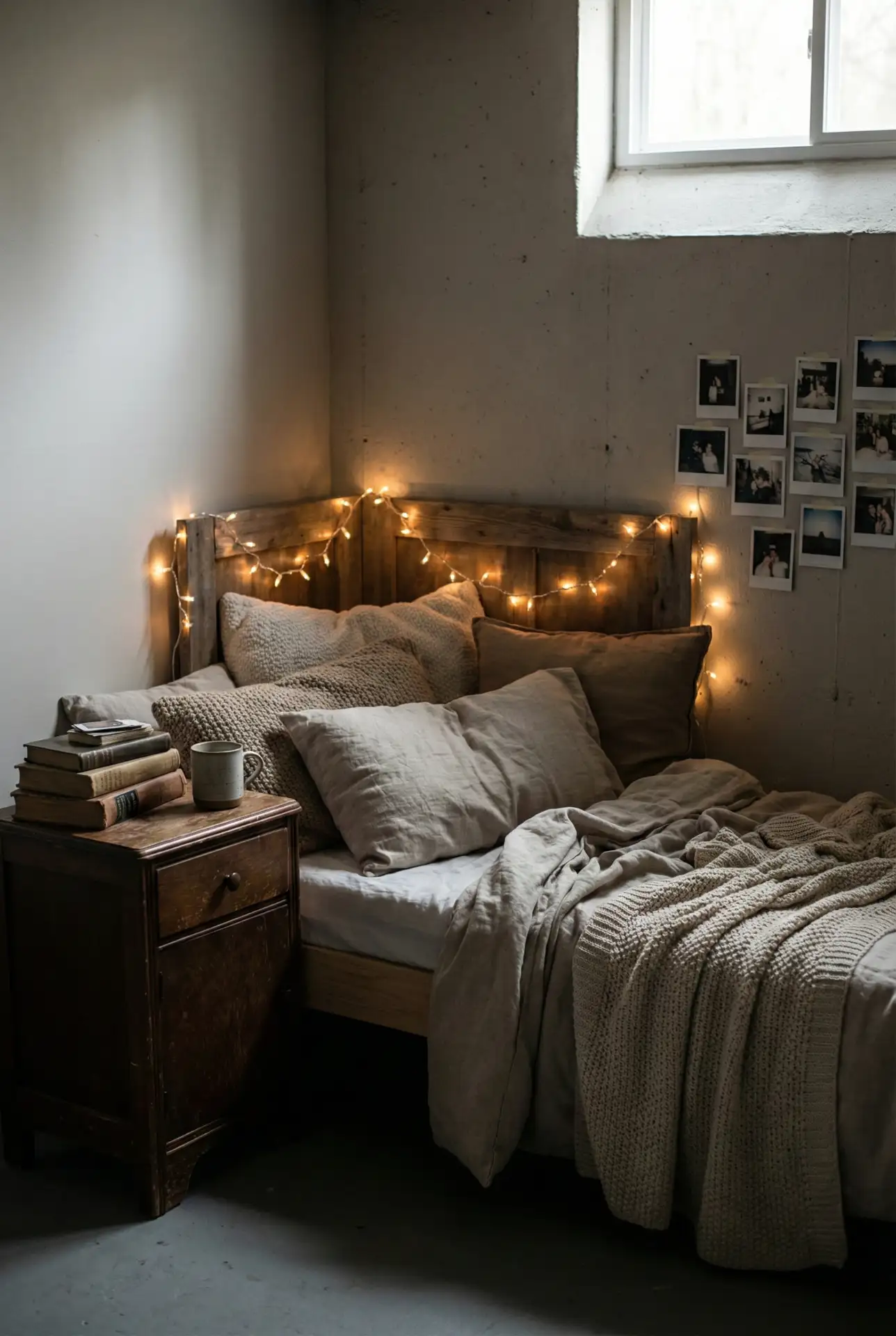 Aesthetic Cozy Nook With String Lights 2