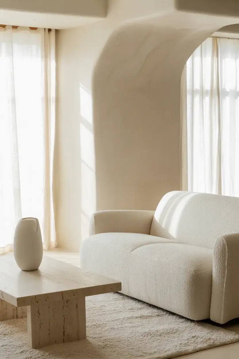 All-White With Textural Layers 1