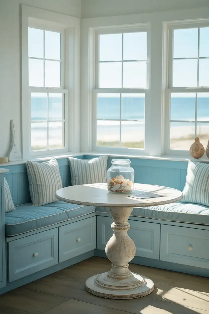 Beach House Breakfast Nook Kitchen 1