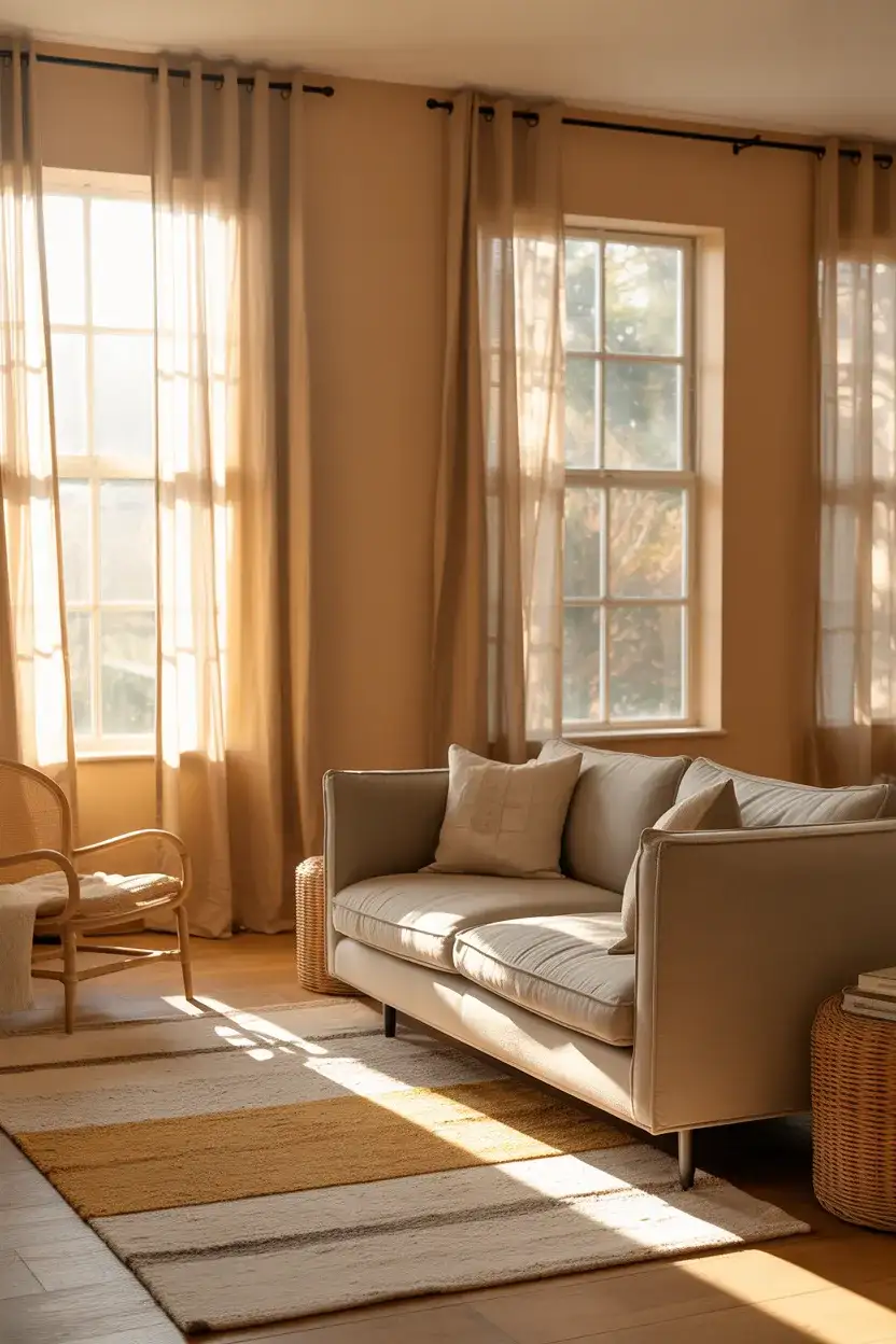 Beige and Grey Layered Warmth 1