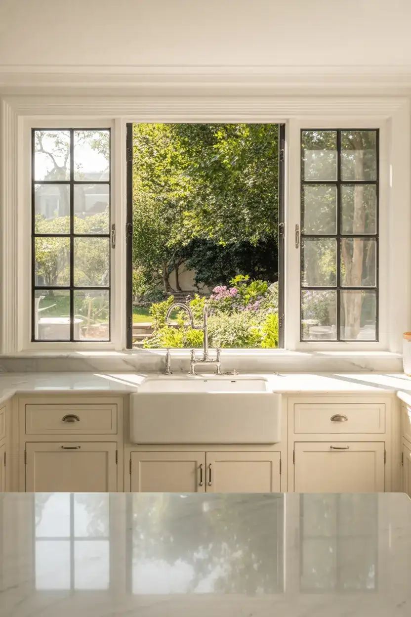 Black Windows and Frames as Kitchen Design Elements 2