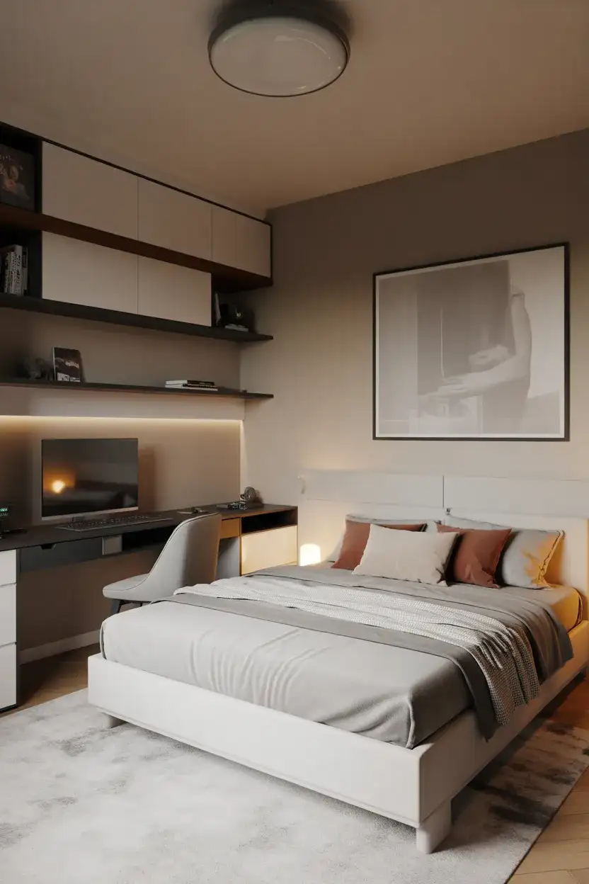 Bloxburg-Inspired Minimalist Gaming Setup 1