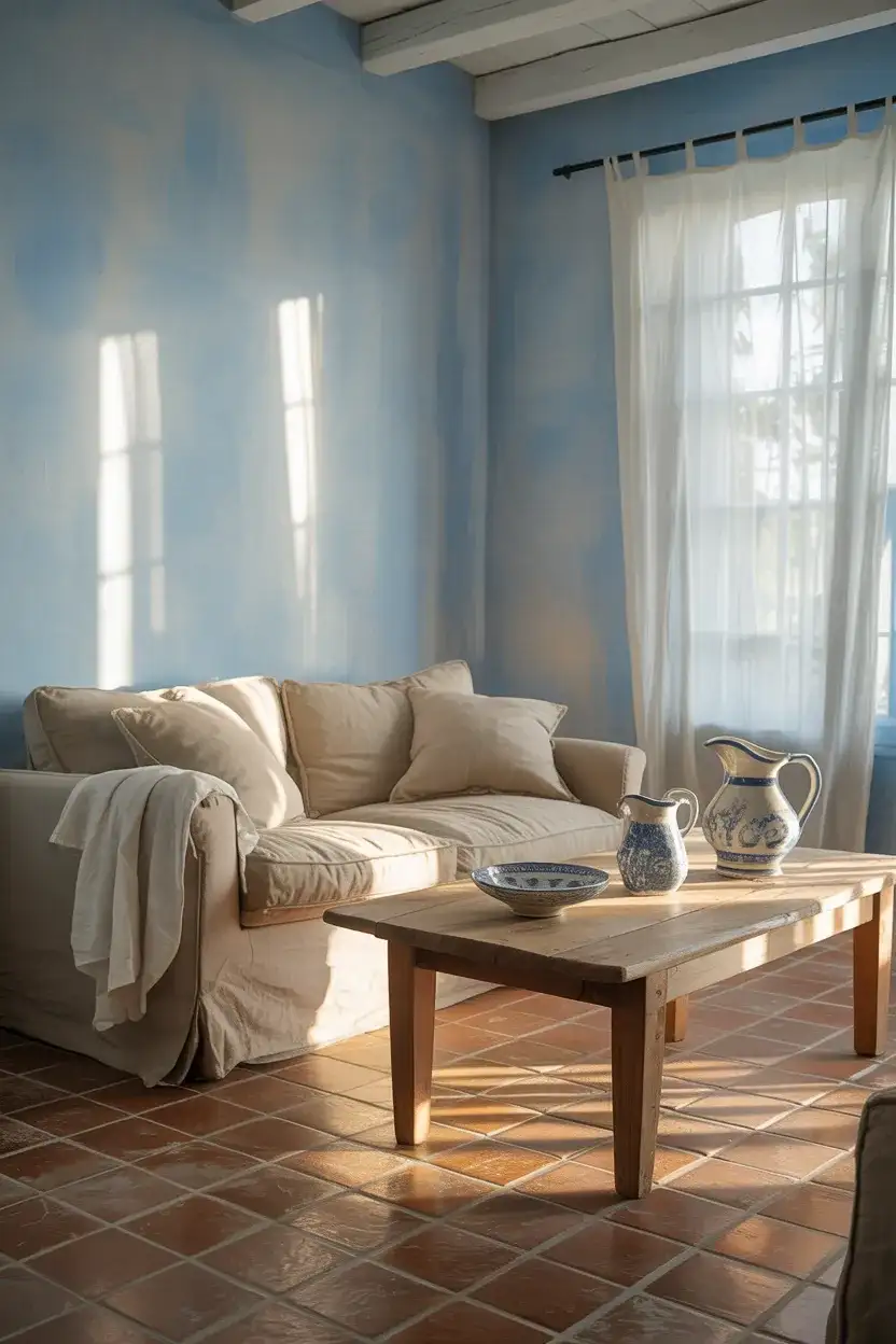 Blue and Beige French Country Style 1