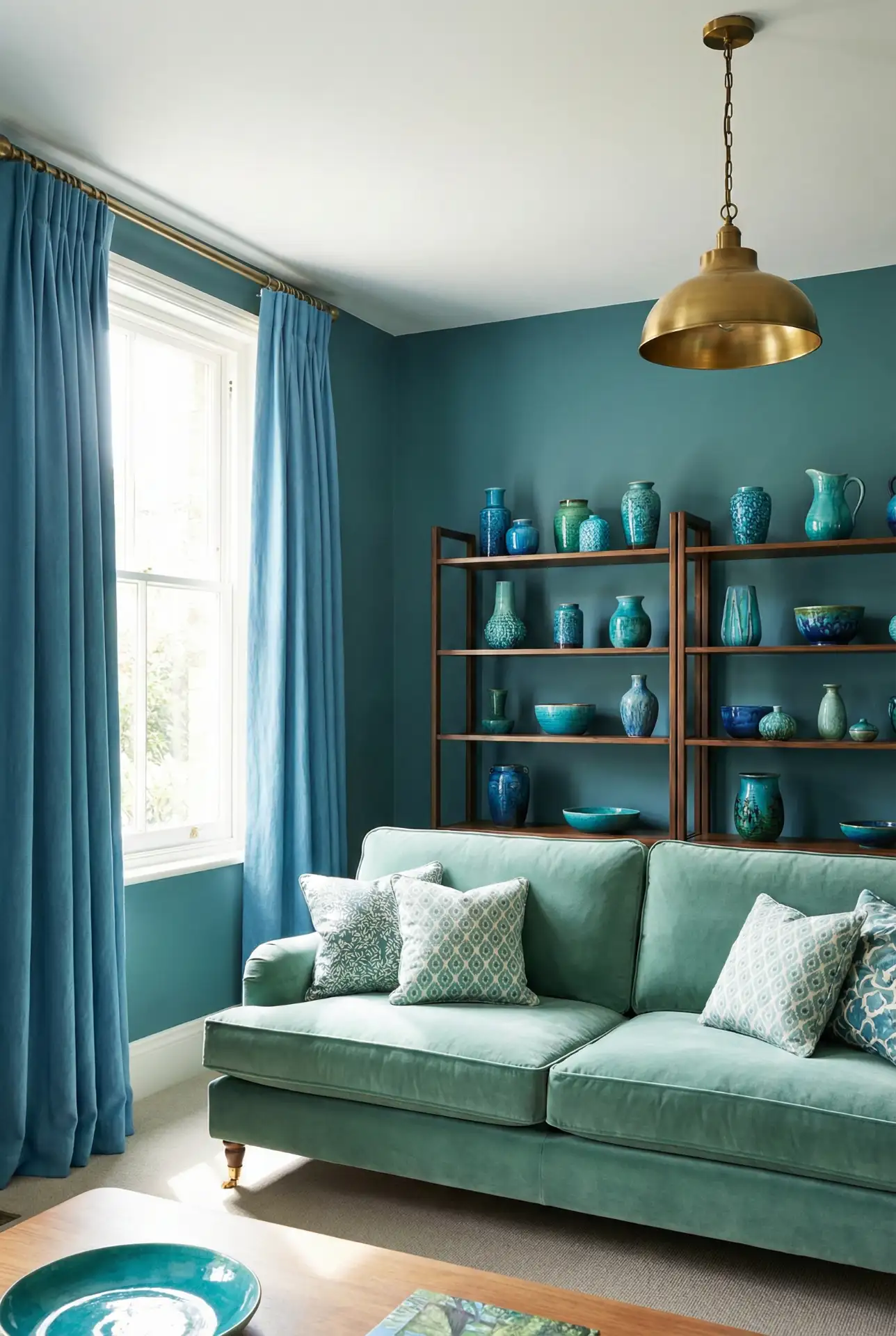 Blue and Green Layered Palette 1