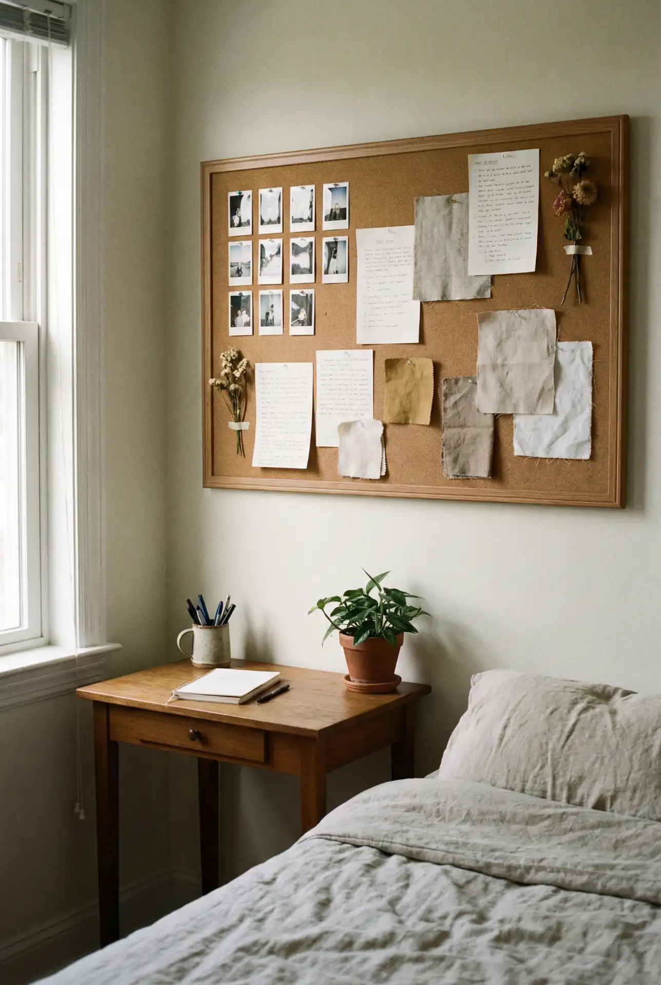 Chalkboard or Cork Board Organization Wall 1