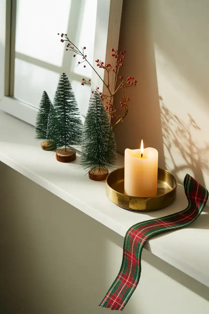 Christmas Bathroom Shelf Decor 2