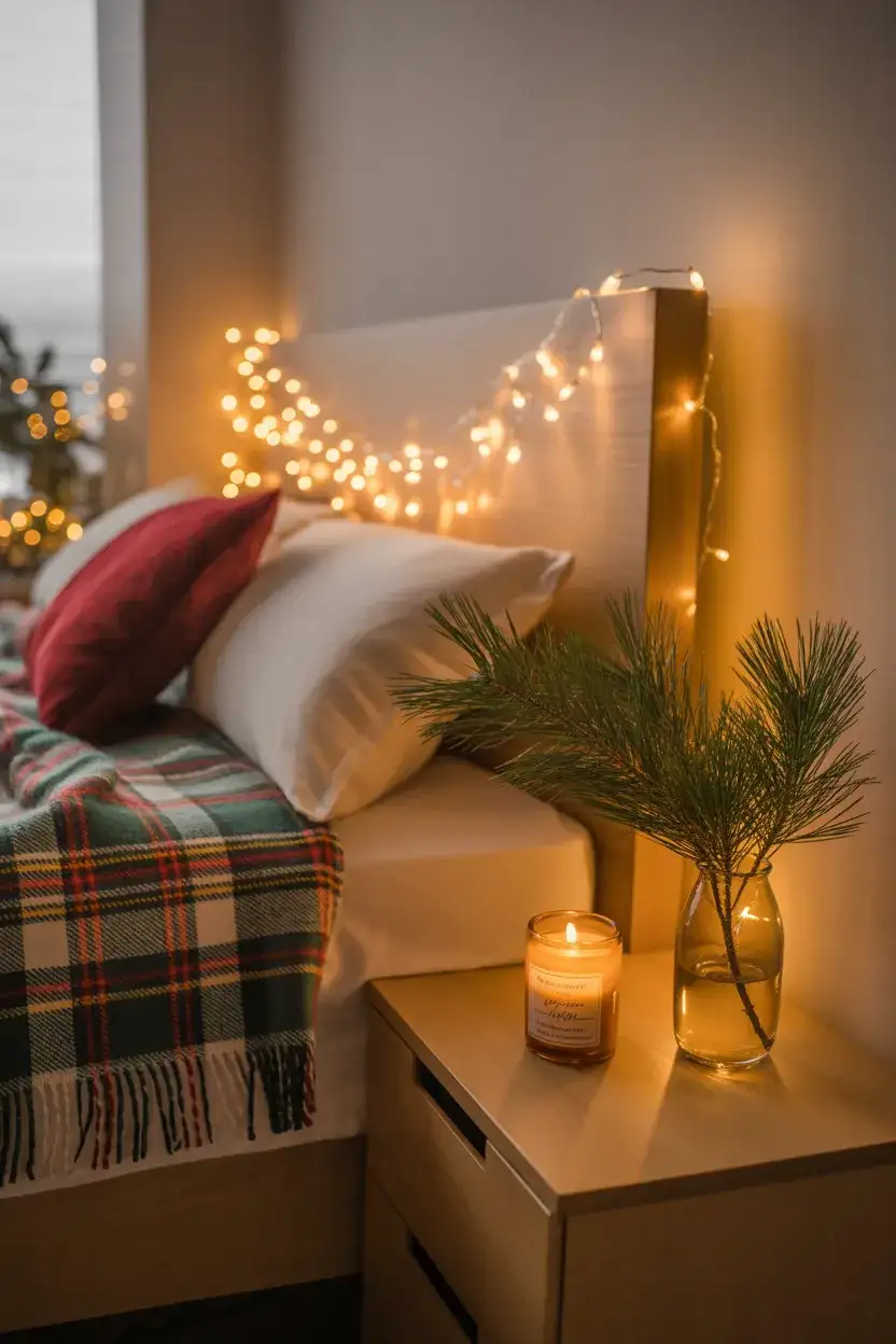Christmas Themed Small Bedroom Decor for the Holidays 2