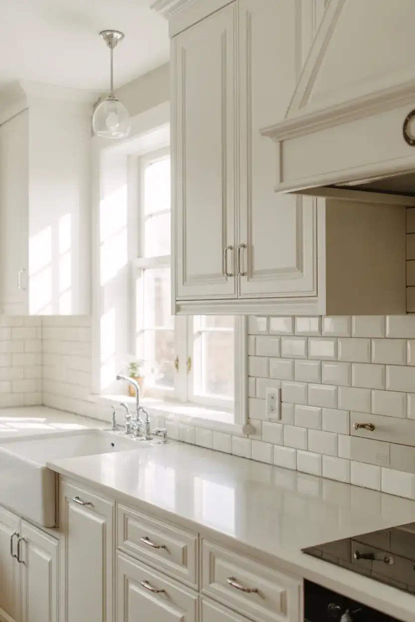 Classic White Kitchen Timelessness 1