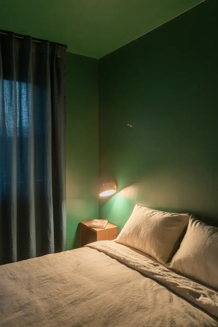 Cozy Dark Walls in a Tiny Room 2