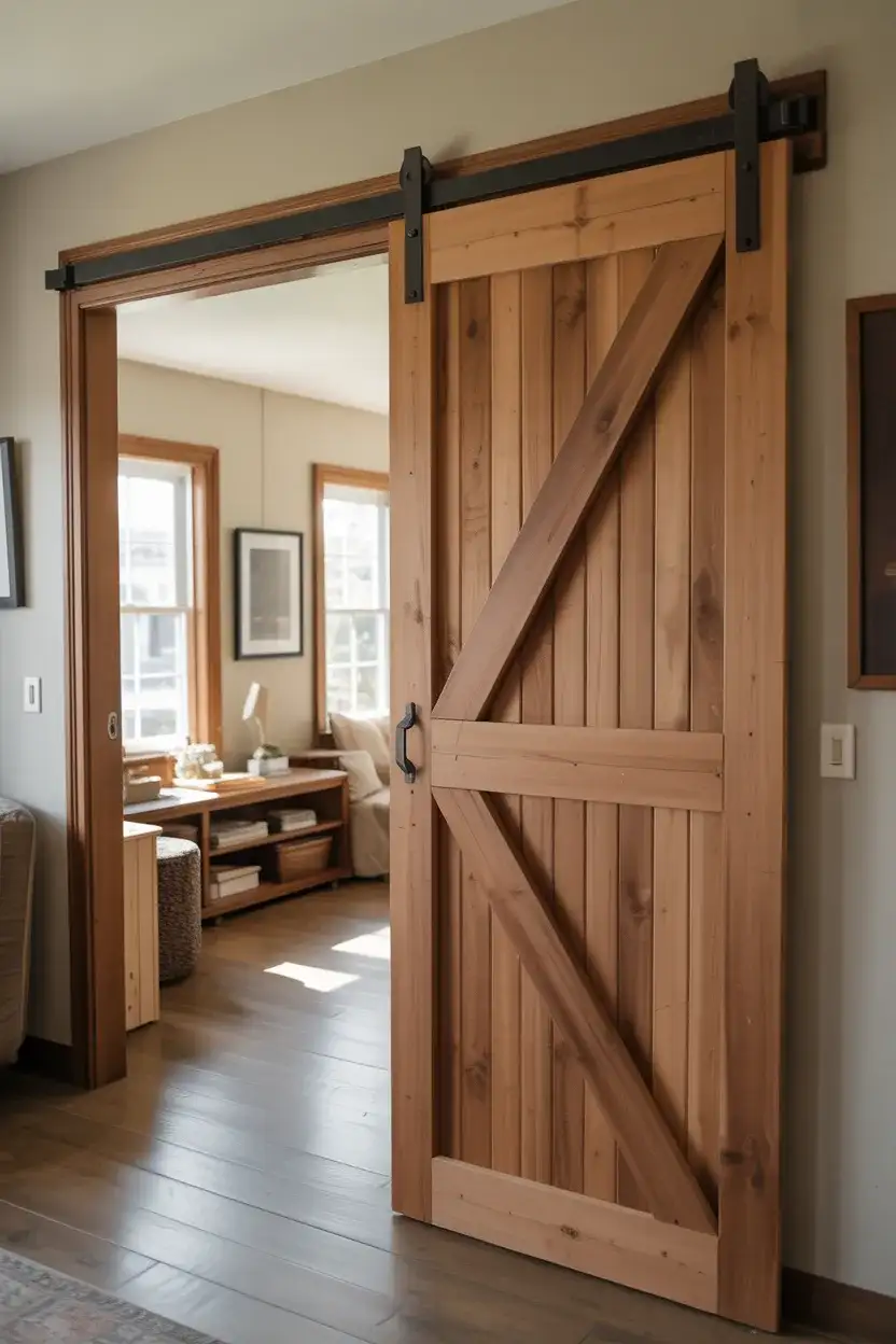 DIY Barn Door Weekend Project on a Budget 1