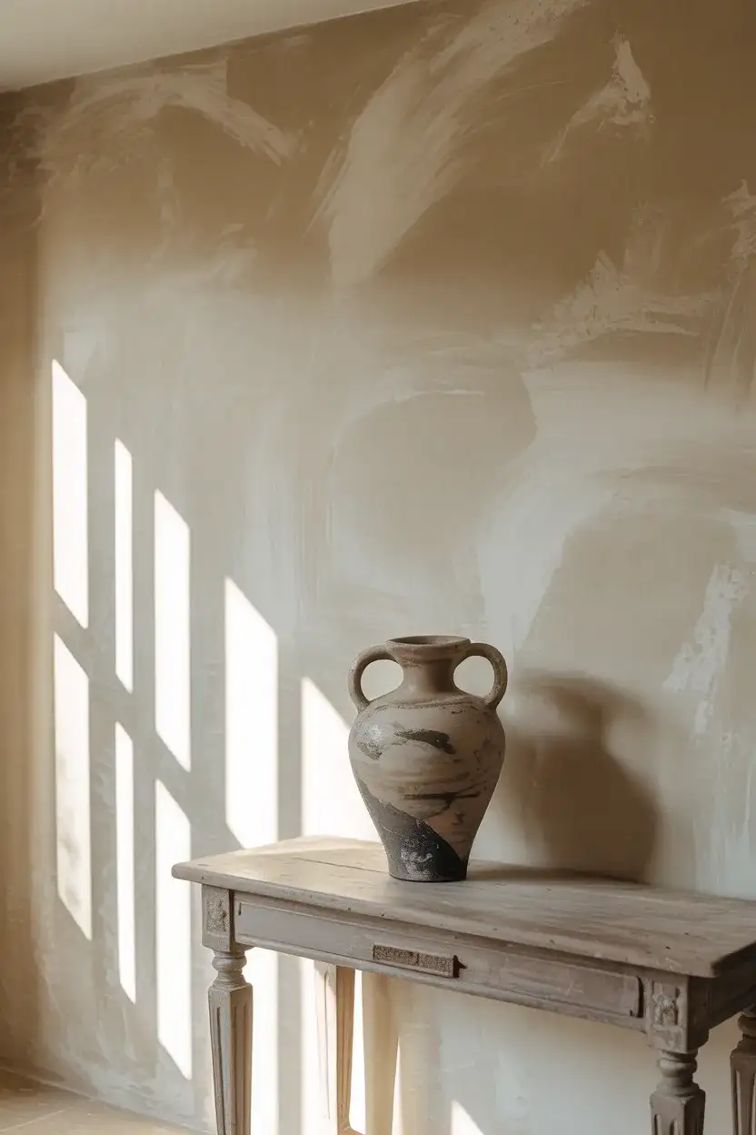 DIY Plaster Accent Wall 1