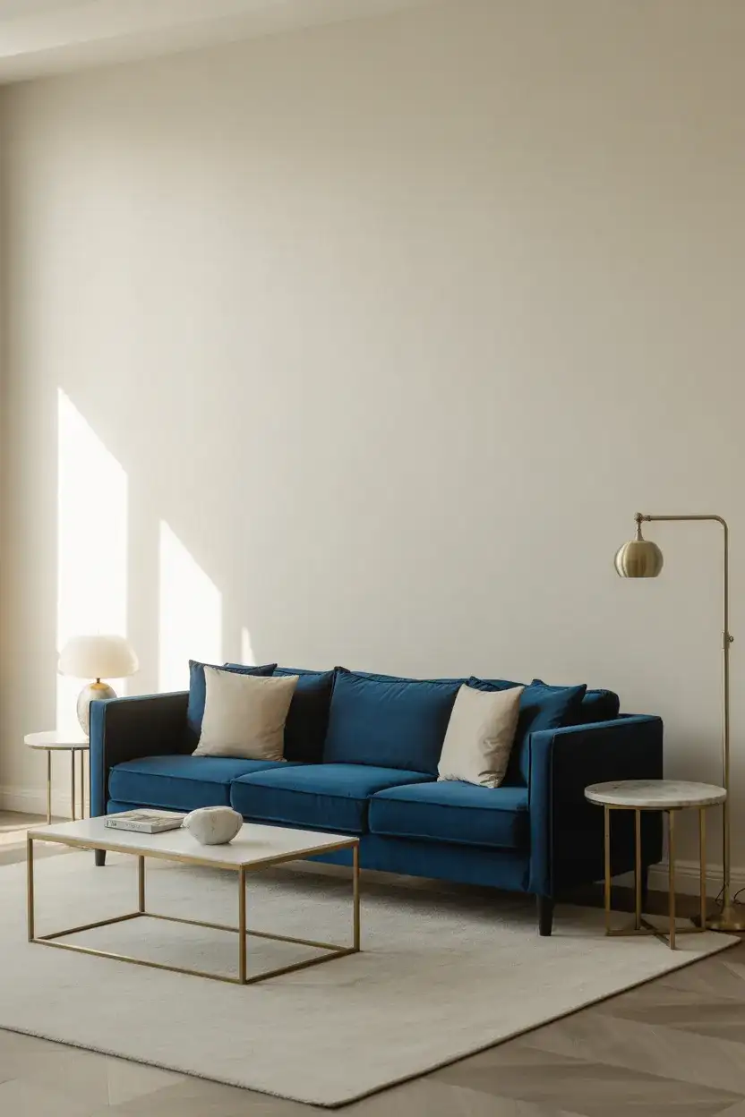 Dark Blue and Gold Glamour 2