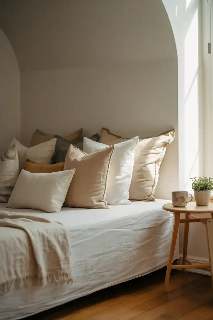 Daybed with Throw Pillows for Dual Function 1