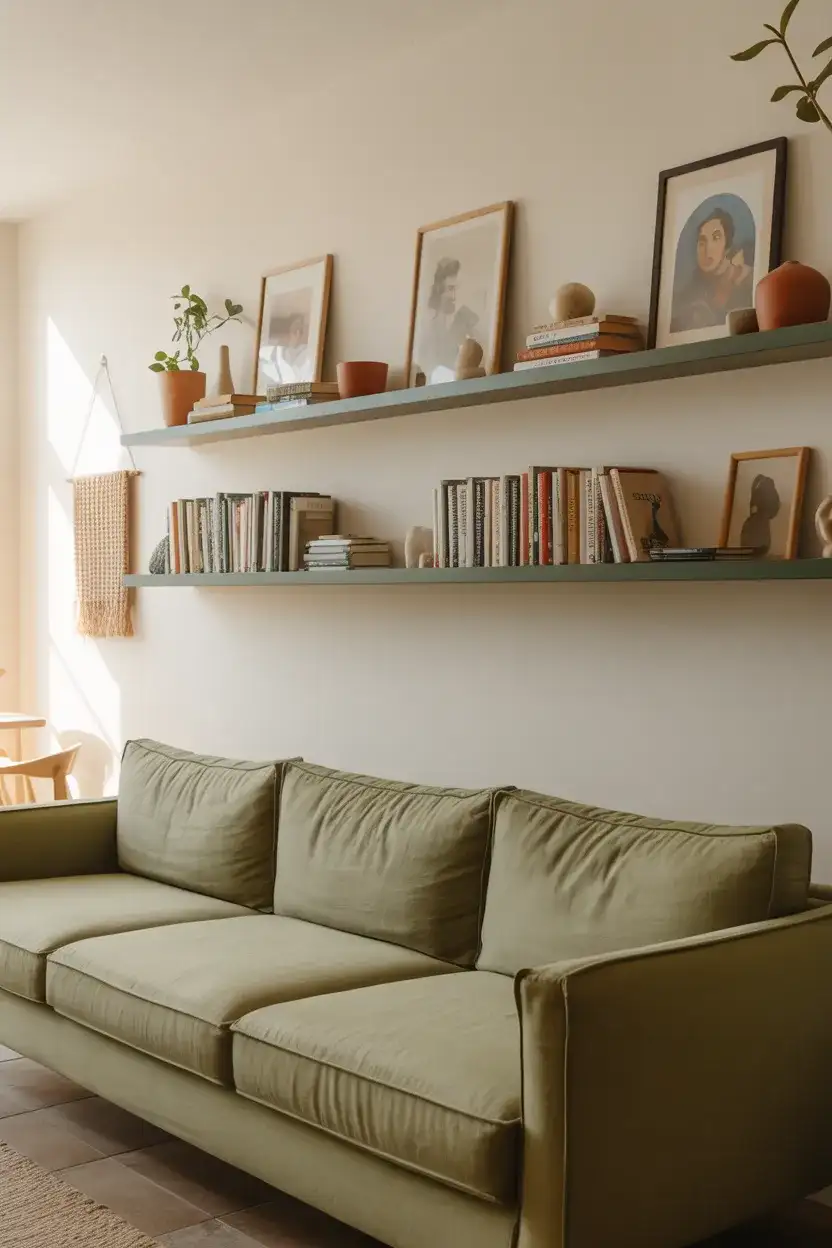 Decor Ideas for the Wall Behind the Sofa 1