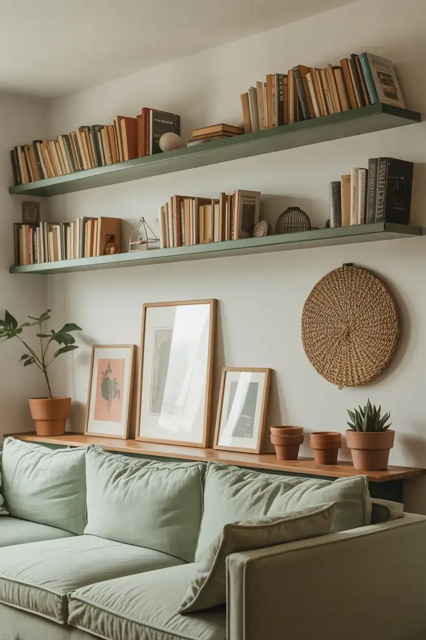 Decor Ideas for the Wall Behind the Sofa 2