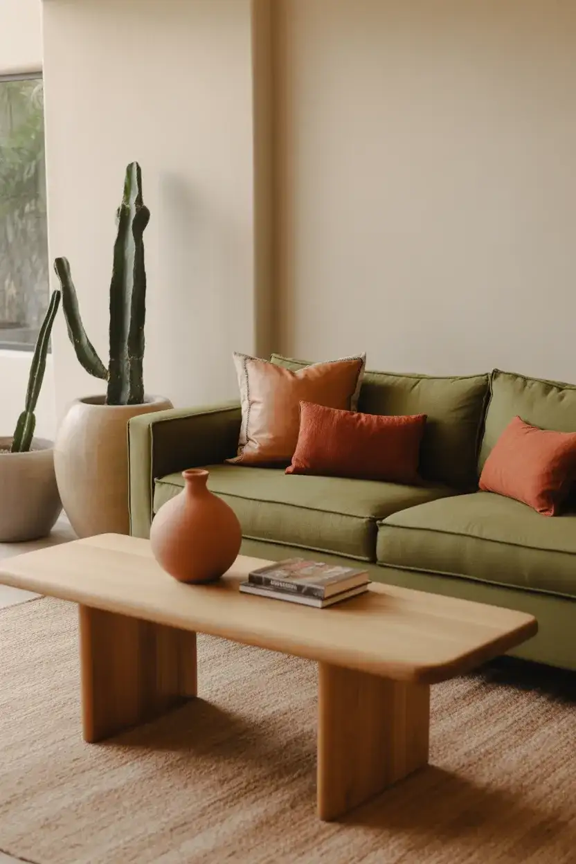 Earthy Palette with Terracotta and Olive 1