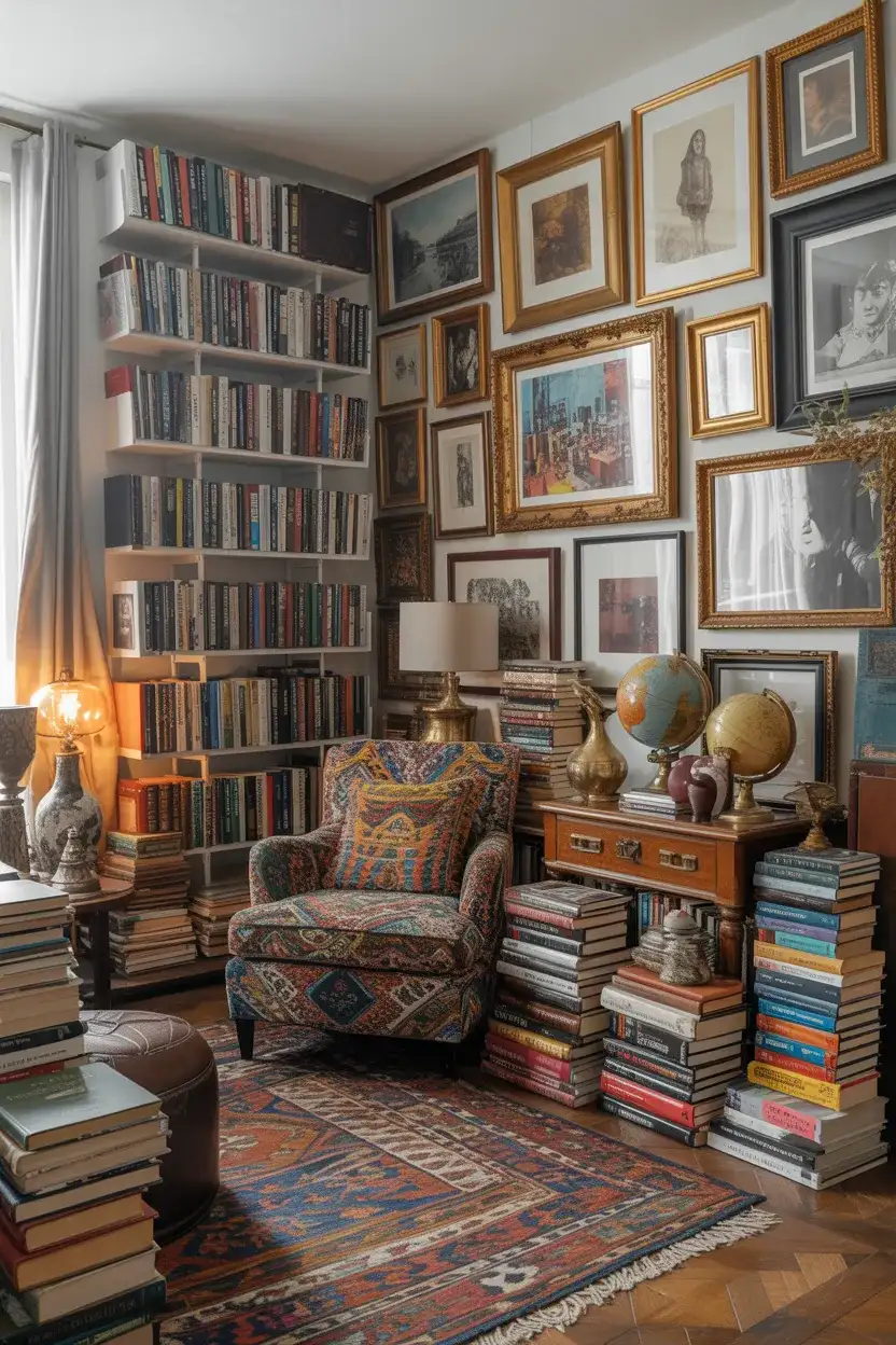 Eclectic Maximalist Book Room 2
