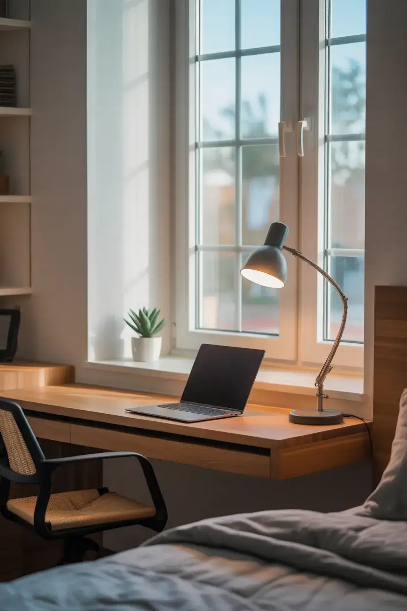 Floating Desk by the Window 2