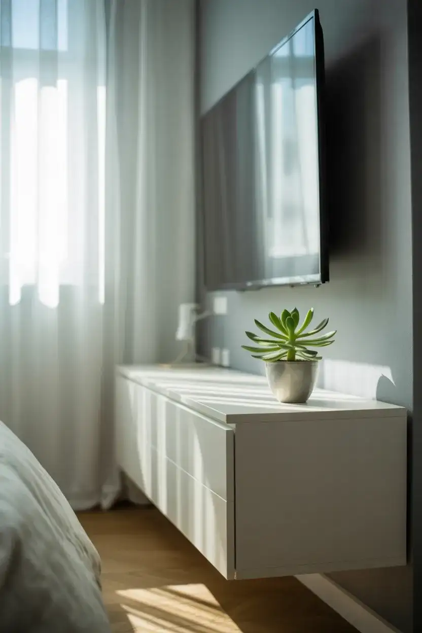 Floating TV Console for a Clean, Minimal Look 1