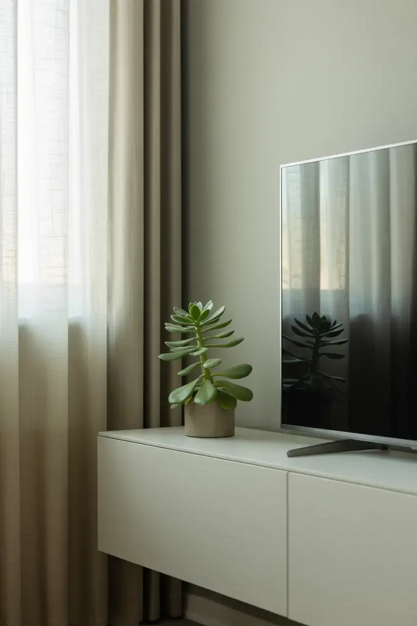 Floating TV Console for a Clean, Minimal Look 2