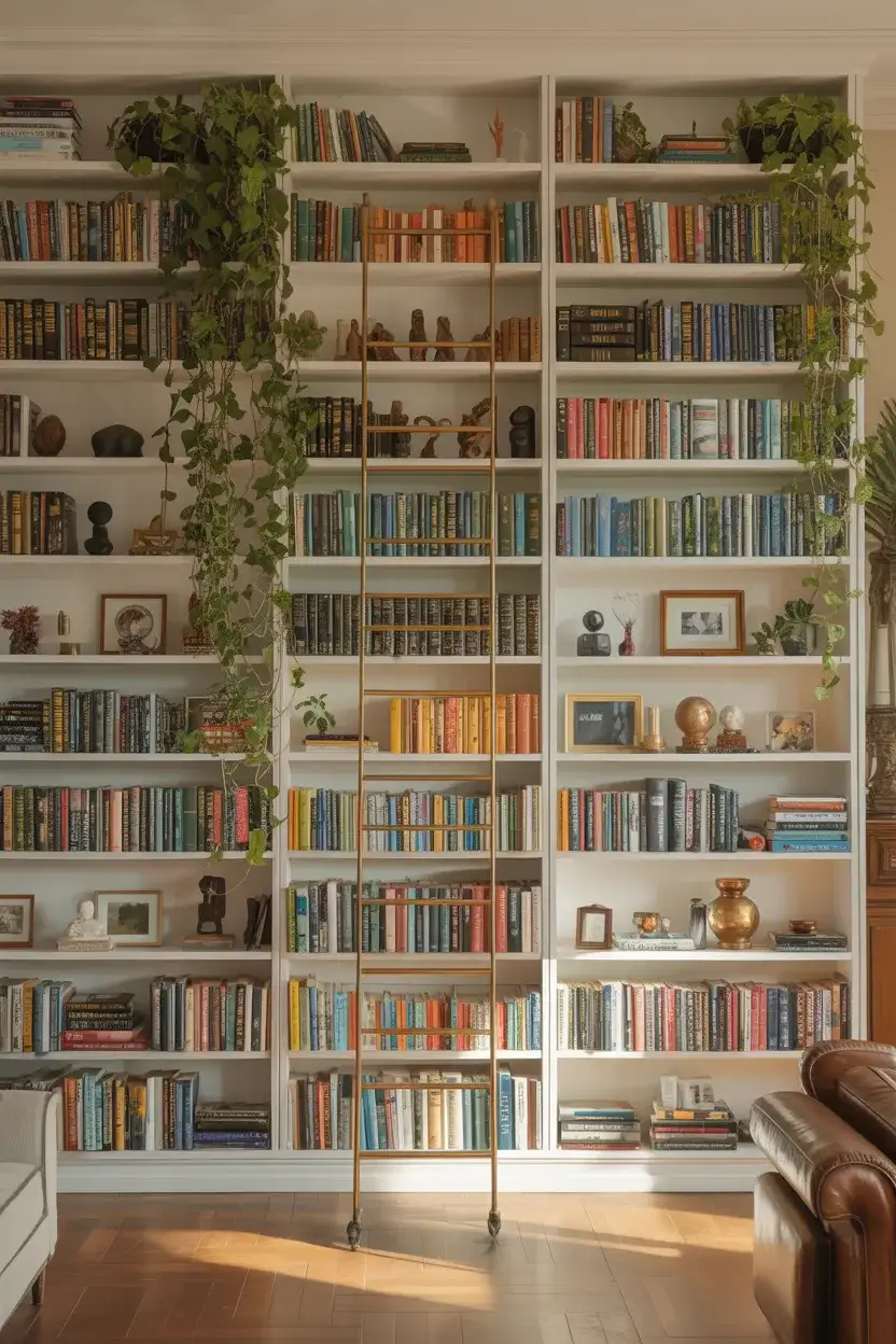 Floor-to-Ceiling Shelf Wall 1