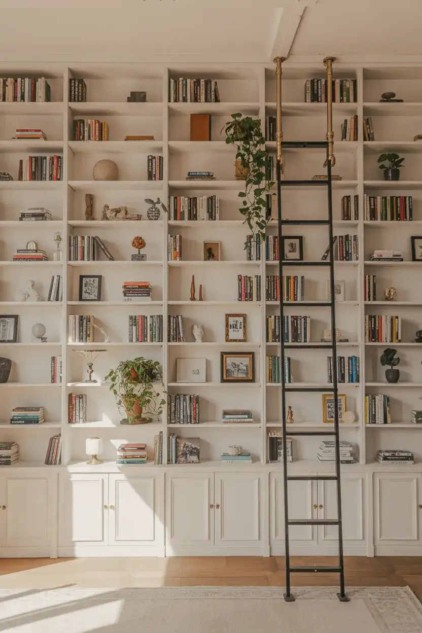 Floor-to-Ceiling Shelf Wall 2