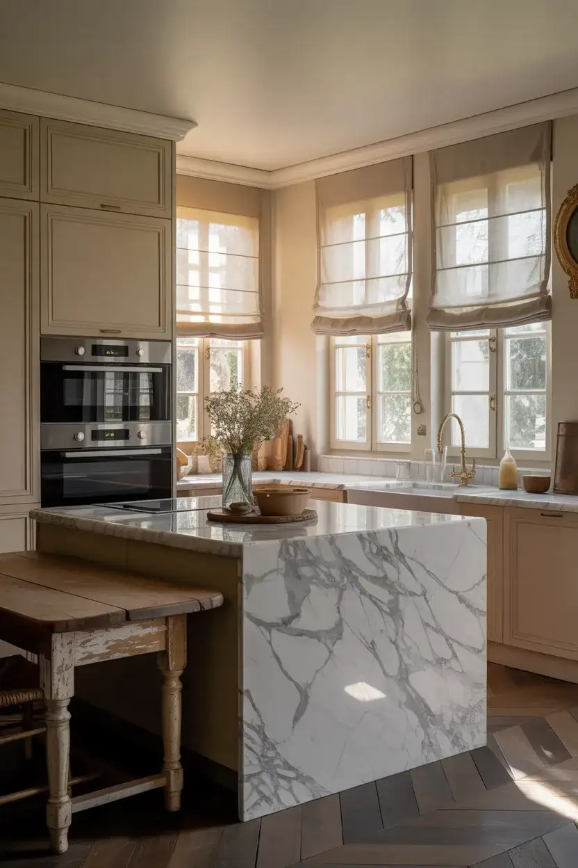 French Country Kitchen with Modern Touches 1