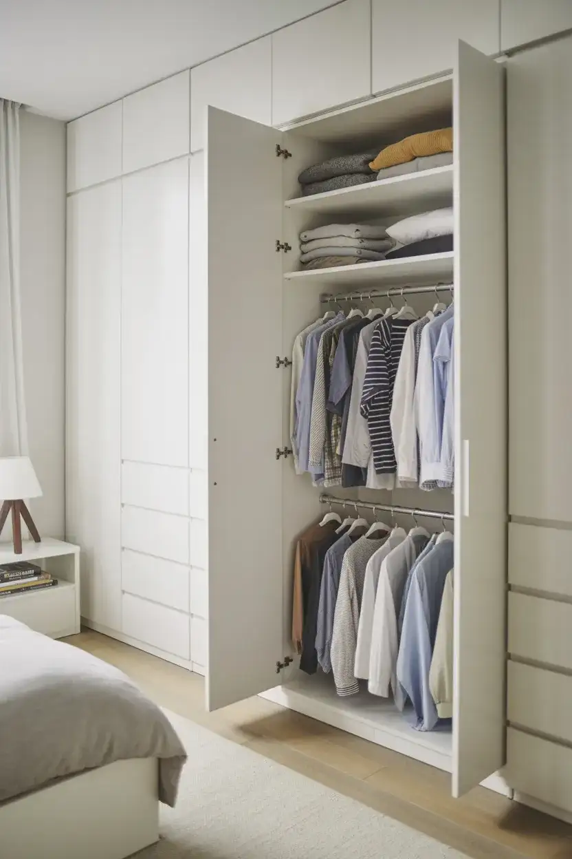 IKEA PAX Wardrobe as a Built-In Closet 2