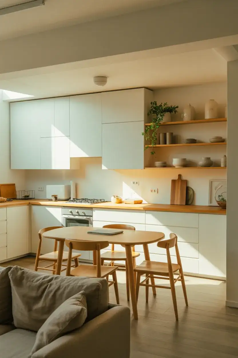 IKEA-Powered Open Kitchen on a Budget 2