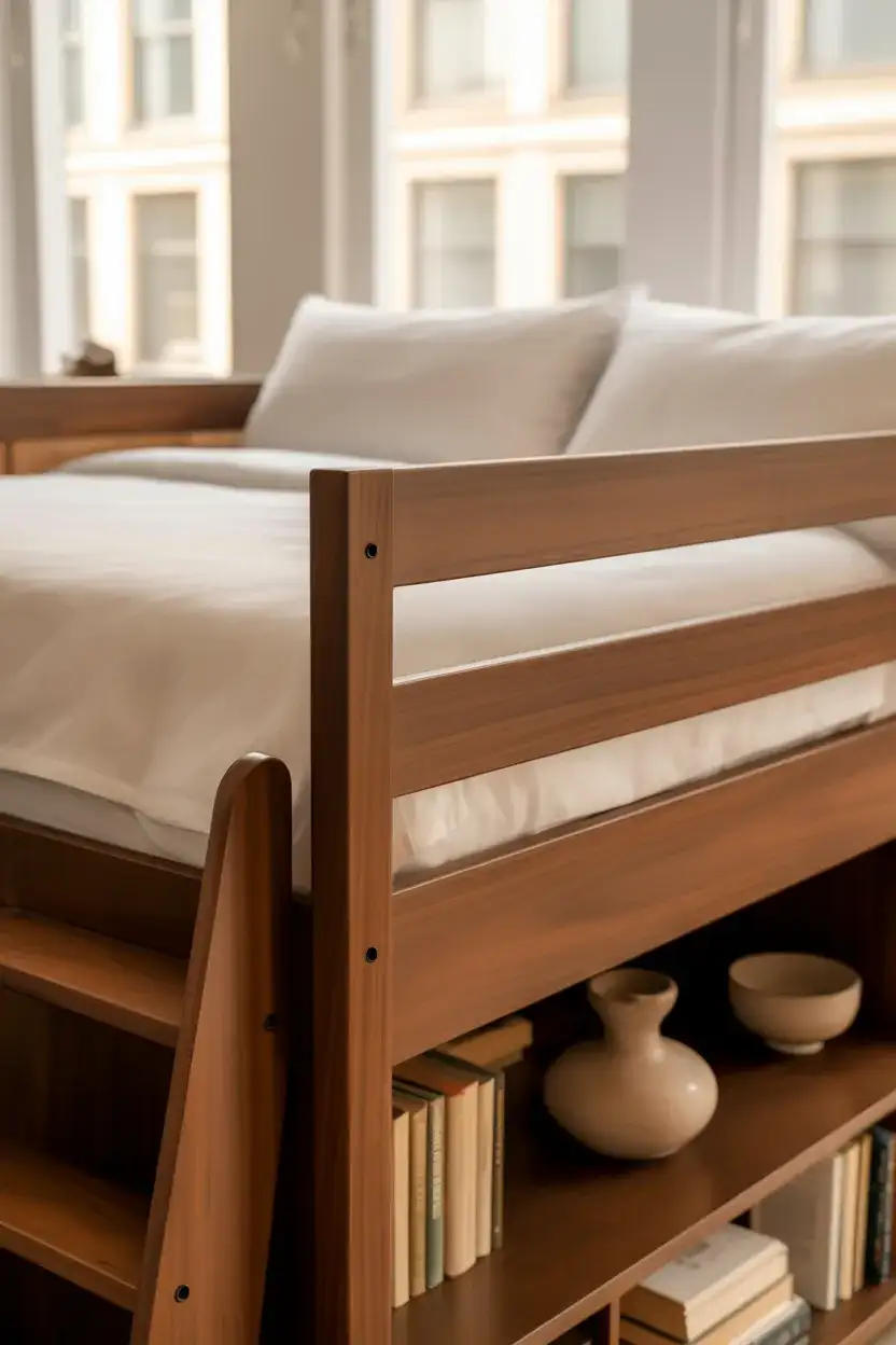 Loft Bed Ideas for Adults in a One-Bedroom Apartment 2