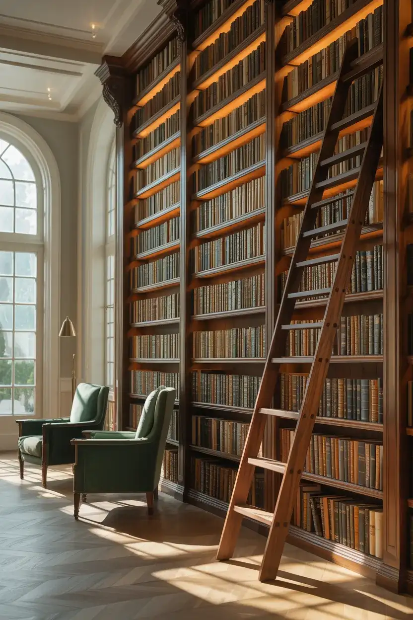 Luxury Floor-to-Ceiling Library 2
