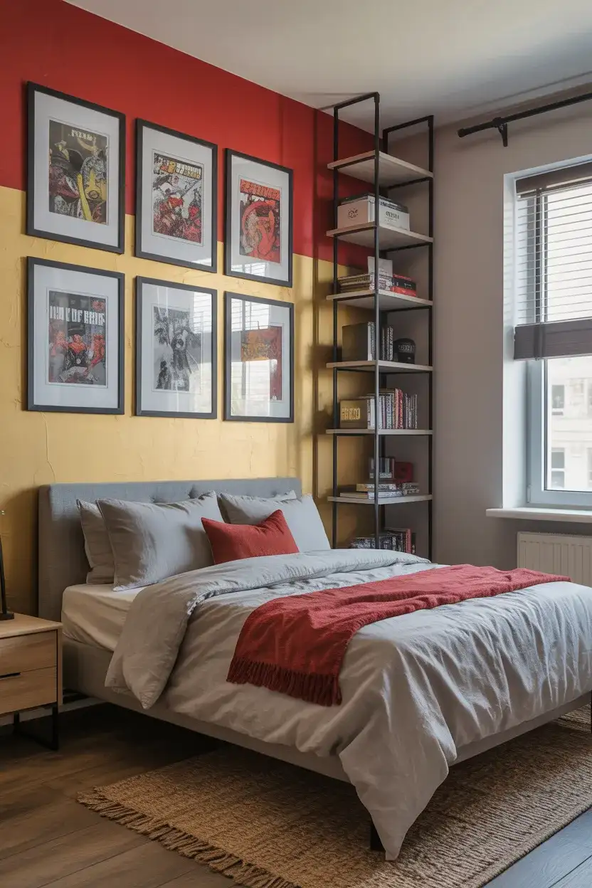 Marvel-Inspired Teen Bedroom 1