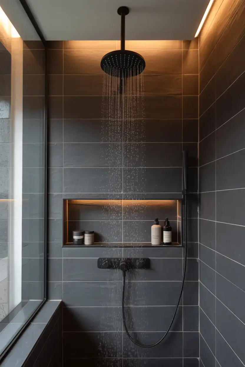 Matte Black Rainfall Retreat 1