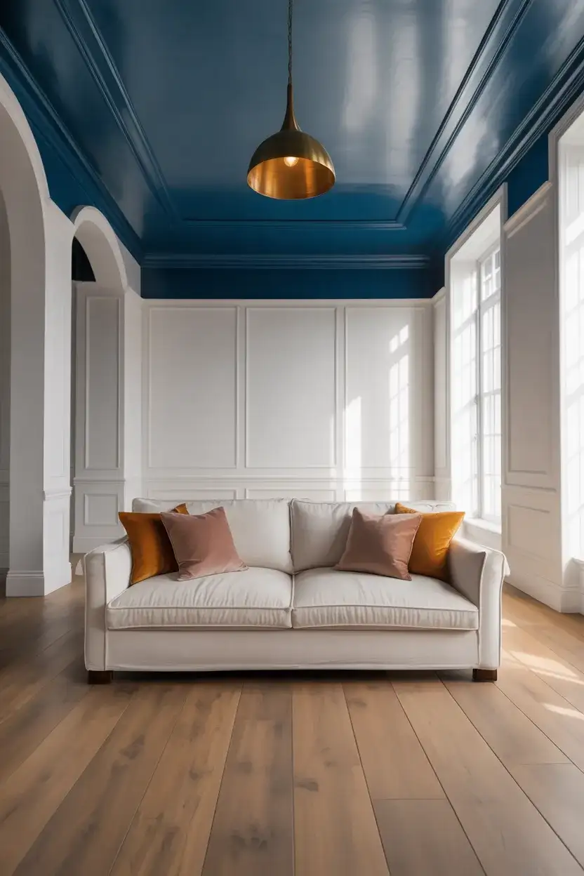 Midnight Blue Ceiling Statement 1