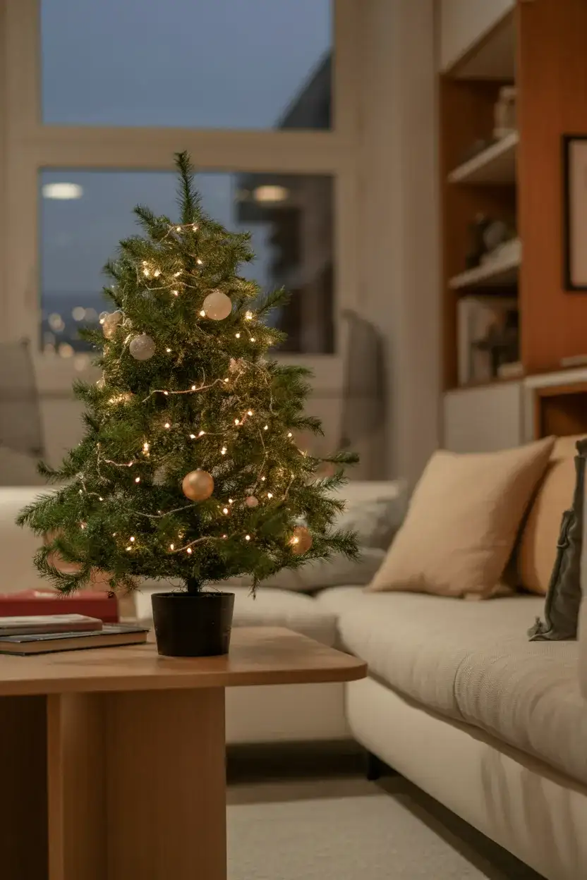 Minimalist Christmas Decor for Small Spaces 2