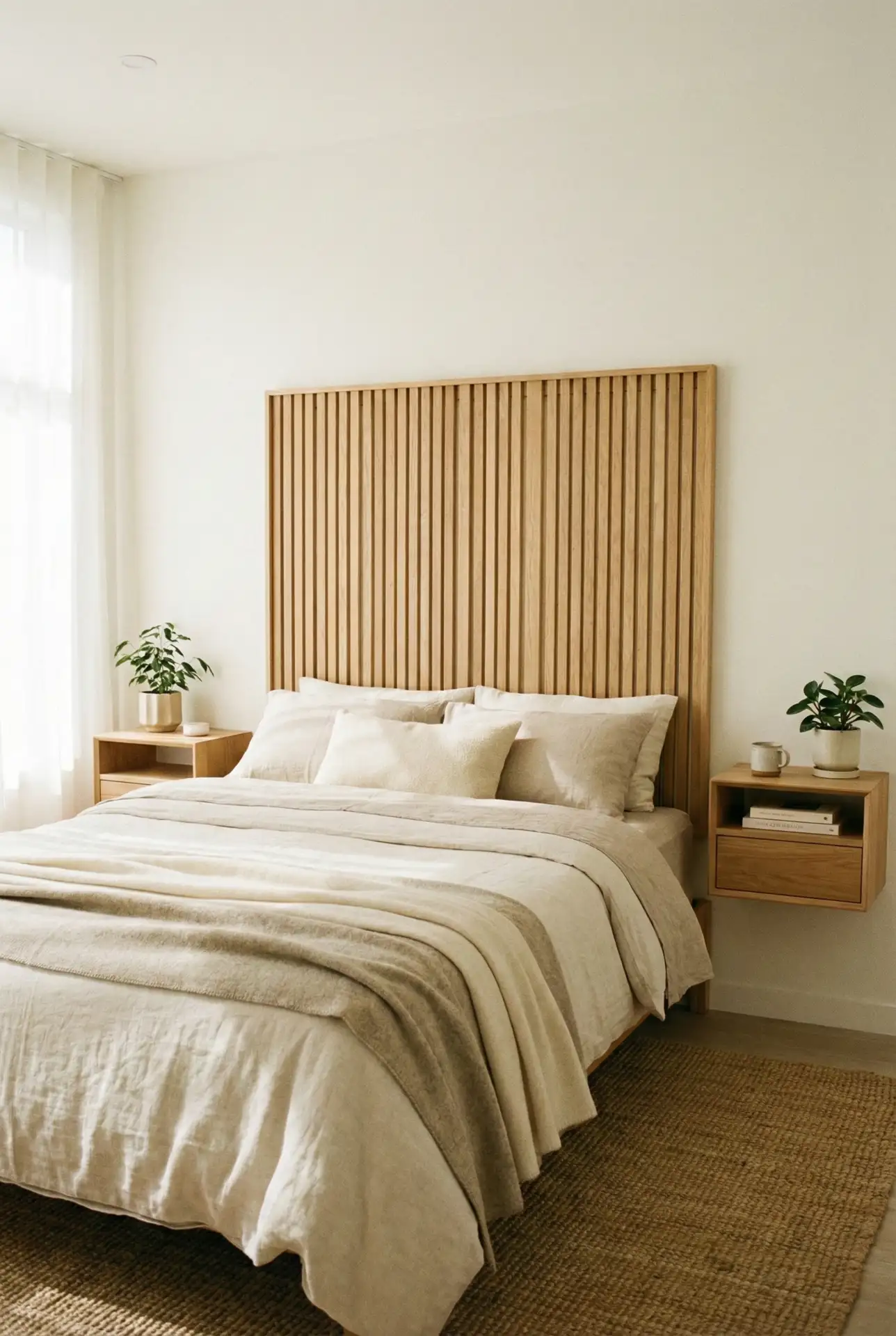 Minimalist Headboard to Save Visual Space 2