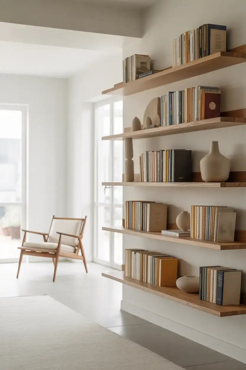 Minimalist Modern Library Wall 1